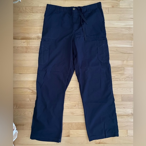 Men’s Carhartt Navy Scrub Pants SIZE XL TALL VGUC - Picture 3 of 4